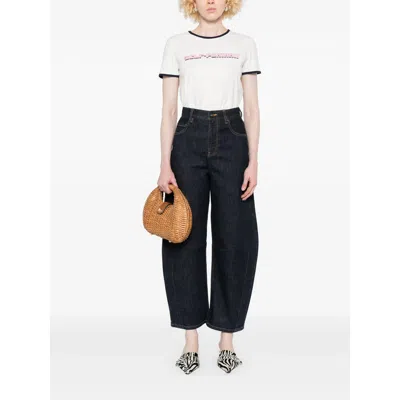 Shop Self-portrait Denim Blue