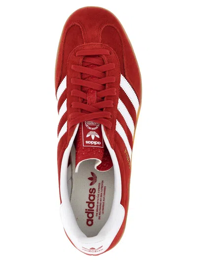 Adidas Originals Gazelle Indoor Sneakers In Suede In Red