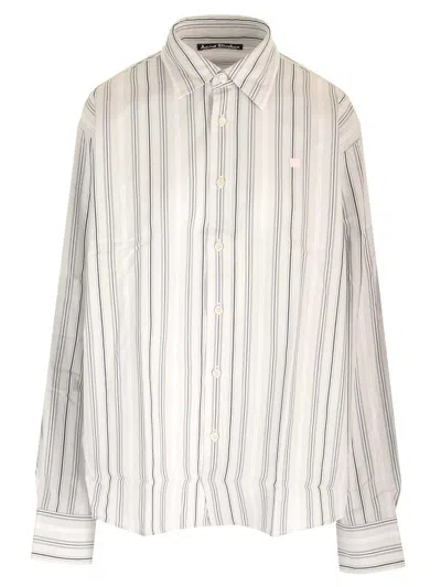 Acne Studios Sarlie Striped Long Sleeved Shirt