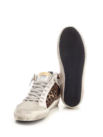 Golden Goose Mid Star Horsy Upper Suede Toe And In Multi