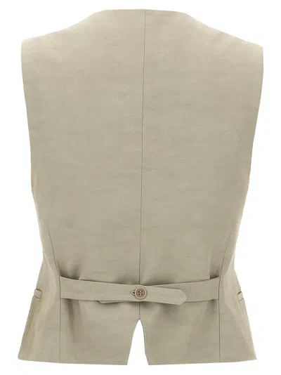 Shop P.a.r.o.s.h Raisa Gilet Beige