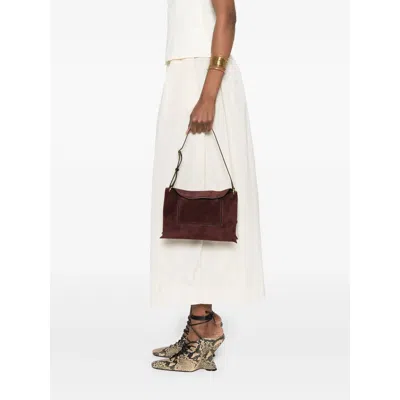 Wandler Shoulder Bags With Adjustable Strap And Front Pocket