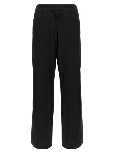 Brunello Cucinelli Shiny Trims Pants Black