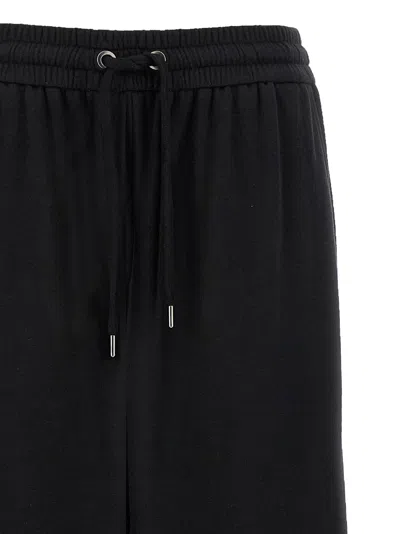 Brunello Cucinelli Shiny Trims Pants Black