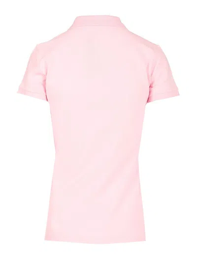 Polo Ralph Lauren 'julie' Pink Polo Shirt With Classic Collar And Pony Embroidery On The Front