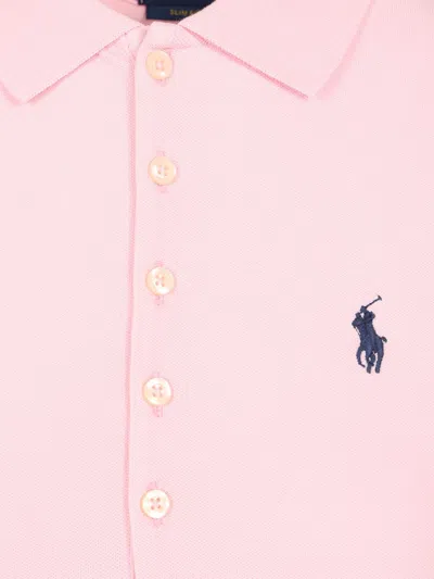 Polo Ralph Lauren 'julie' Pink Polo Shirt With Classic Collar And Pony Embroidery On The Front