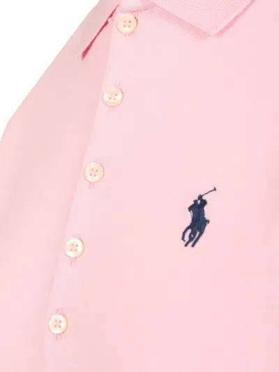 Polo Ralph Lauren 'julie' Pink Polo Shirt With Classic Collar And Pony Embroidery On The Front