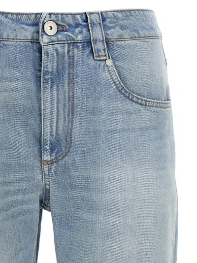 Brunello Cucinelli Straight Leg Jeans Light Blue In Blue