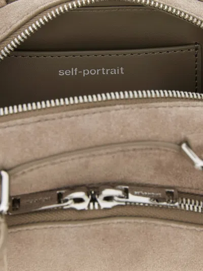Self-portrait Mini Shoulder Bag With Charm Detail