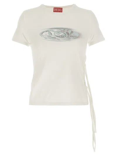 Diesel T-laya T-shirt White In White