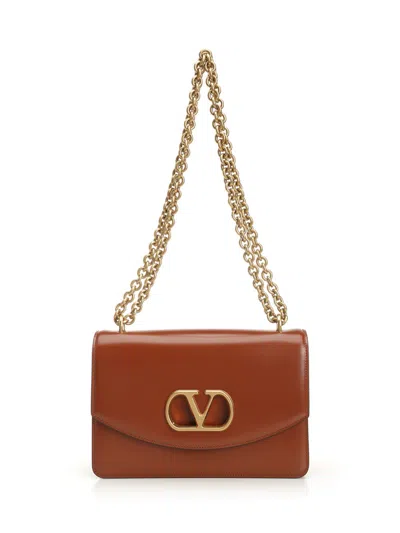 Valentino Vlogo Shoulder Bags Red