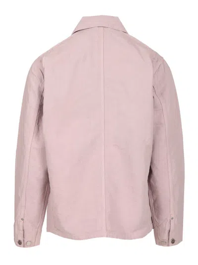 Carhartt Chore Coat With Chest And Front Pockets In Pink