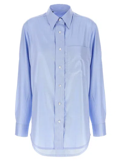 Brioni Light Blue Sea Island Cotton Shirt