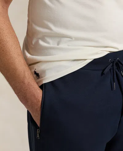 Polo Ralph Lauren Grey Crewneck T-shirt With Logo Print On The Front In Cotton Man In White