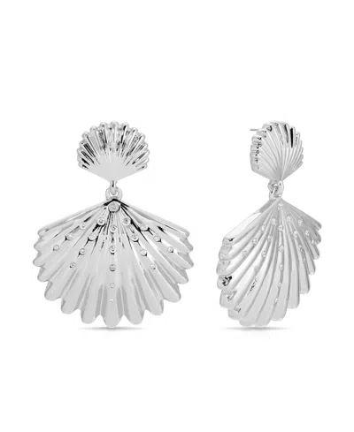 Ettika Sun Drenched Shell Drop Earrings