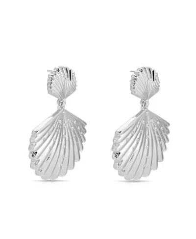 Ettika Sun Drenched Shell Drop Earrings