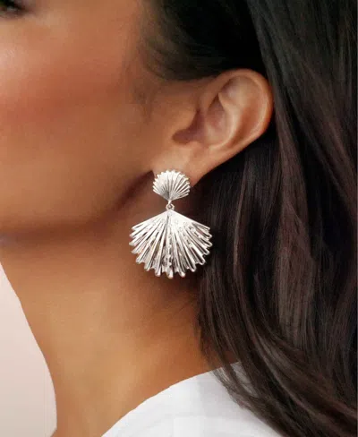 Ettika Sun Drenched Shell Drop Earrings