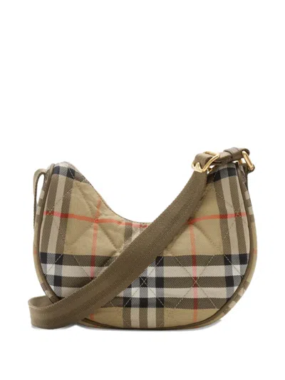 Burberry Horseshoe Crossbody Bag In Brown