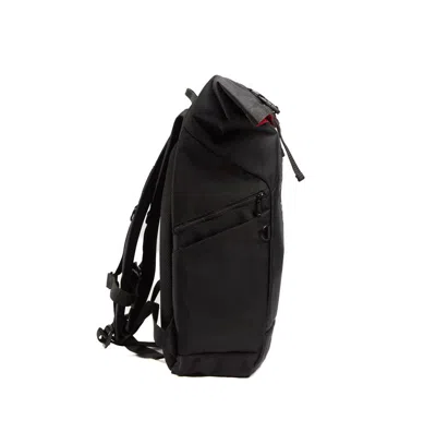 Manhattan Portage Pace Roll Top Buckle Backpack In Black