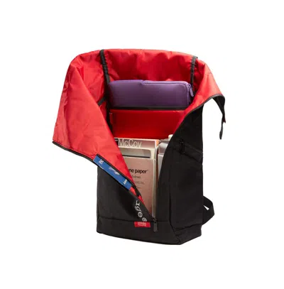 Manhattan Portage Pace Roll Top Buckle Backpack In Black