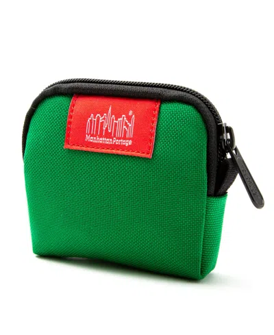 Manhattan Portage Divider Mini Coin Wallet In Green