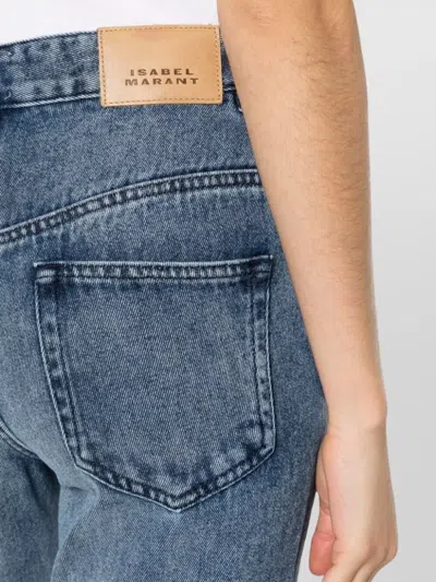 Isabel Marant Belvira High-rise Bootcut Denim Jeans In Blue