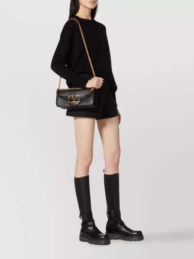 Valentino Vlogo Loco Leather Shoulder Bag