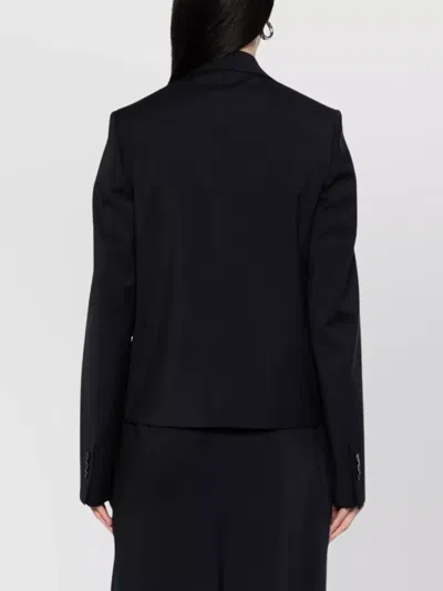Loewe Flap Pockets Tailored Jacket In Black