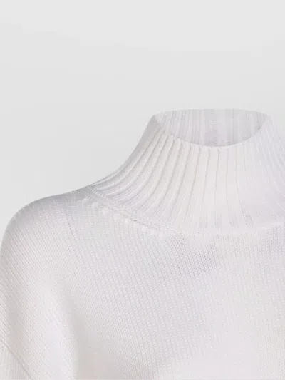 Fabiana Filippi Knitwear Crewneck Dropped Shoulders In White