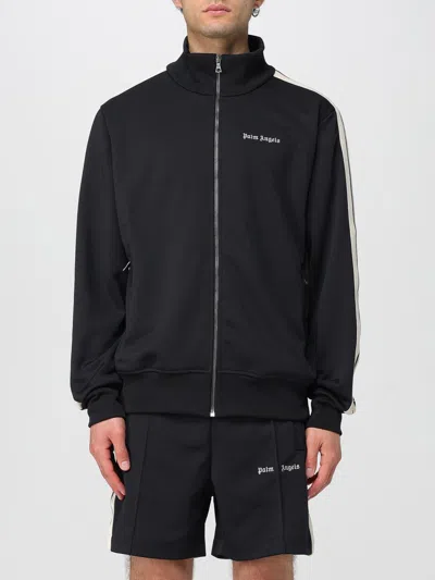 Palm Angels Jacket With Embroidery In Black