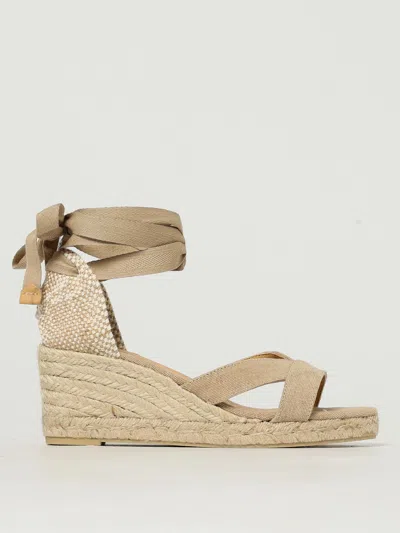 Castaã±er Heeled Sandal Castañer Woman Color Beige In Neutral