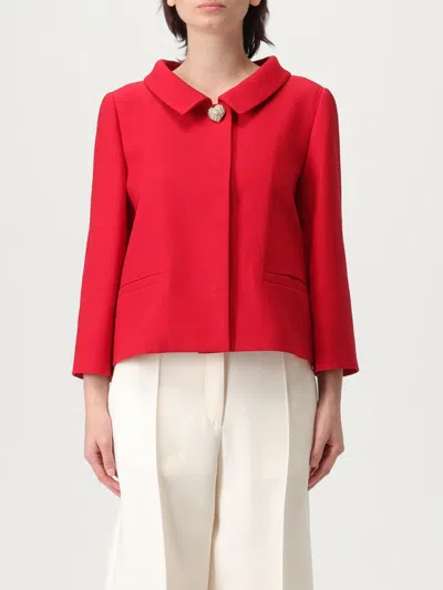 Valentino Couture Crepe Jacket Jeweled Buttons