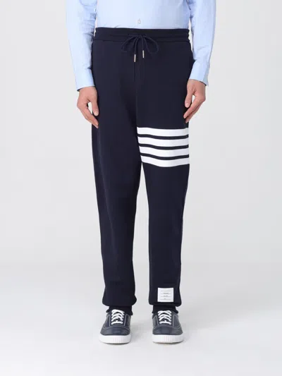 Thom Browne Classic Loopback 4-bar Sweatpants In Blue