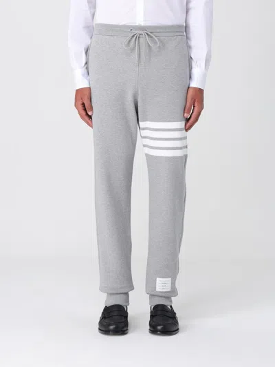 Thom Browne Jogger Trousers 4 Bar In Grey