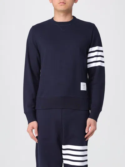 Thom Browne Classic 4-bar Sweatshirt In Blue