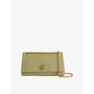 Marc Jacobs Womens Reed The Dual Chain Mini Leather Cross Body Bag