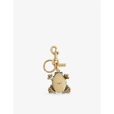 Coach Frog Crystal-embellished Bag Charm