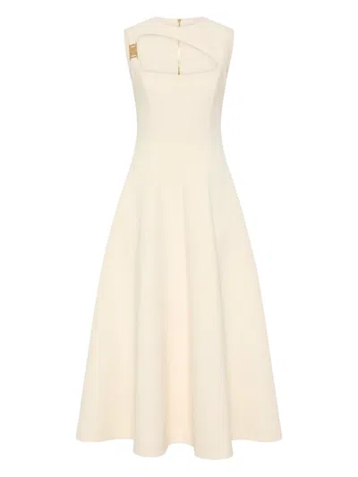 Rebecca Vallance Freyja Midi Dress In White