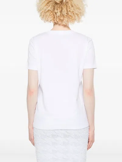 Balmain White Fruits Print T-shirt