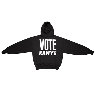 Pre-owned Kanye West Vote Kanye Hoodie 'black'