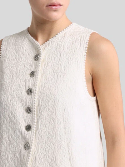 Etro White Vest