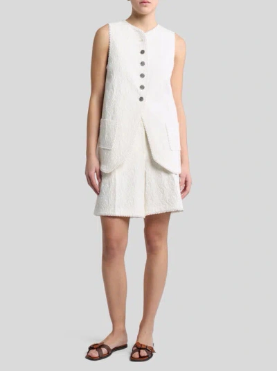 Etro White Vest