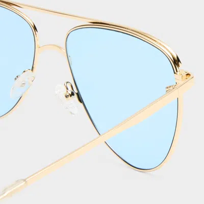 Le Specs The Duke 57mm Aviator Sunglasses In Gold
