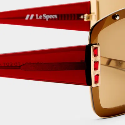 Le Specs Veiled In Brown