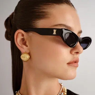 Le Specs The Stealth Sunlgasses In Black