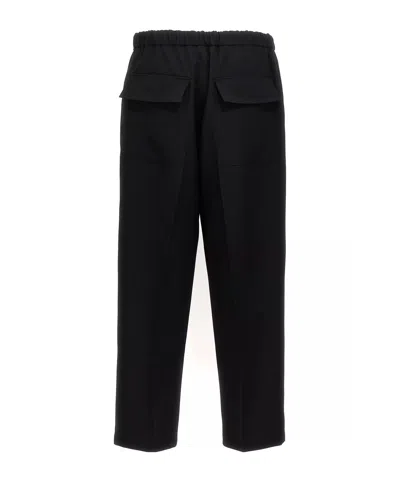 Jil Sander Black Tapered Pants