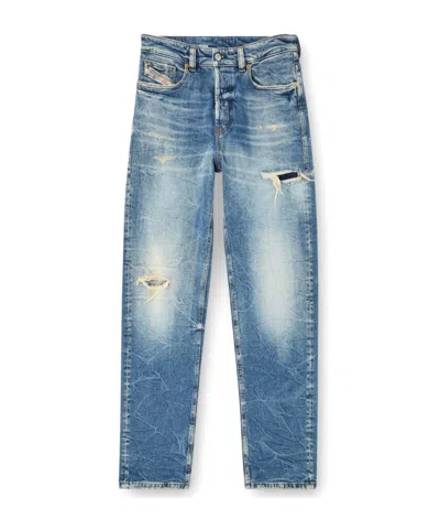 Diesel 1988 D-ark Tapered Jeans In Blue