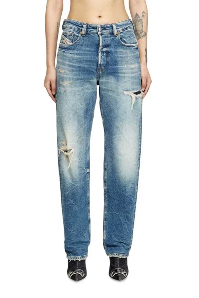 Diesel 1988 D-ark Tapered Jeans In Blue