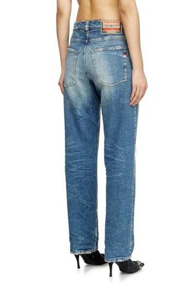 Diesel 1988 D-ark Tapered Jeans In Blue