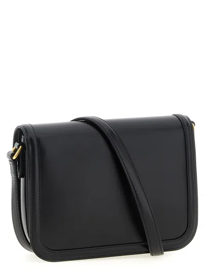 Valentino Borsa A Spalla 9to5 In Pelle Nera  Donna